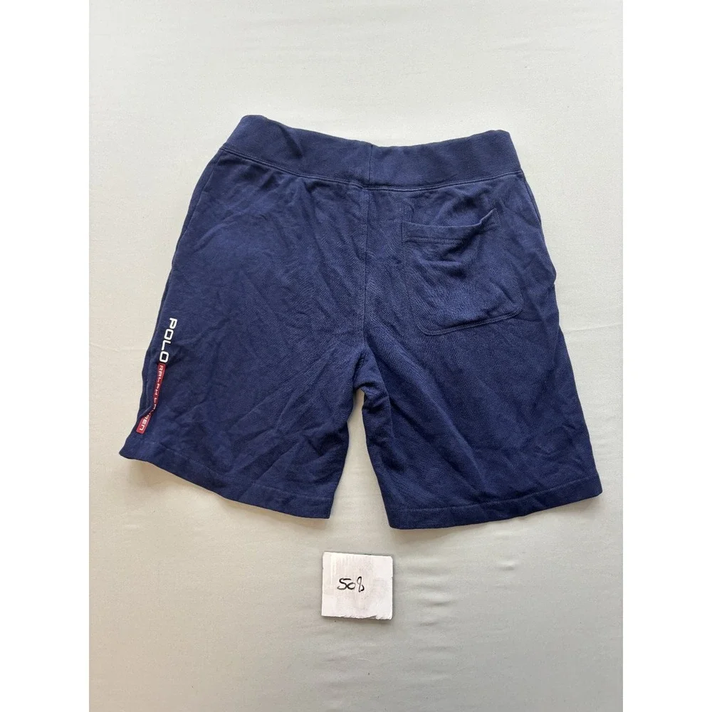 Polo Ralph Lauren Mens S Navy Blue 2016 USA Olympic Team Fleece Athletic Shorts